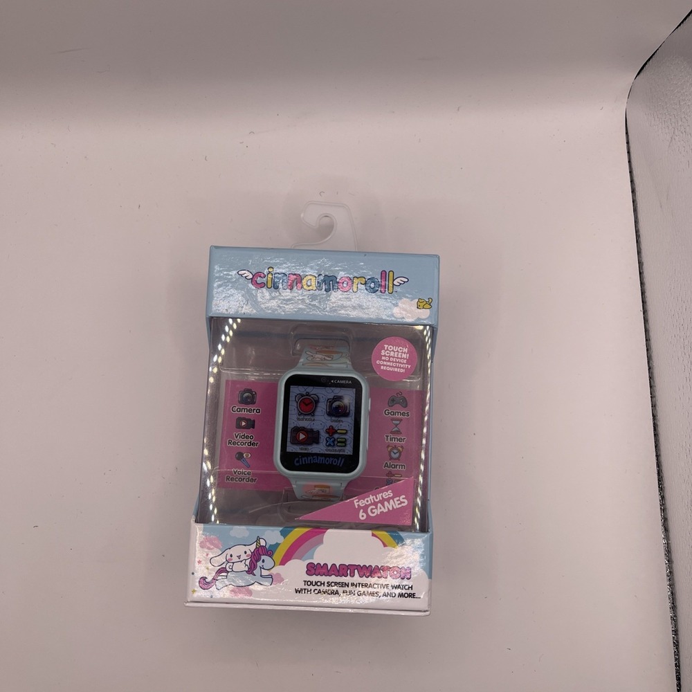 Sanrio Cinnamoroll Kids Smartwatch - Interactive Touchscreen NIB